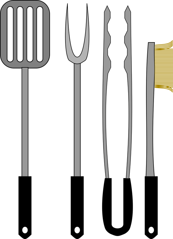 Barbecue Tools Vector Graphics image Free stock photo Public Domain