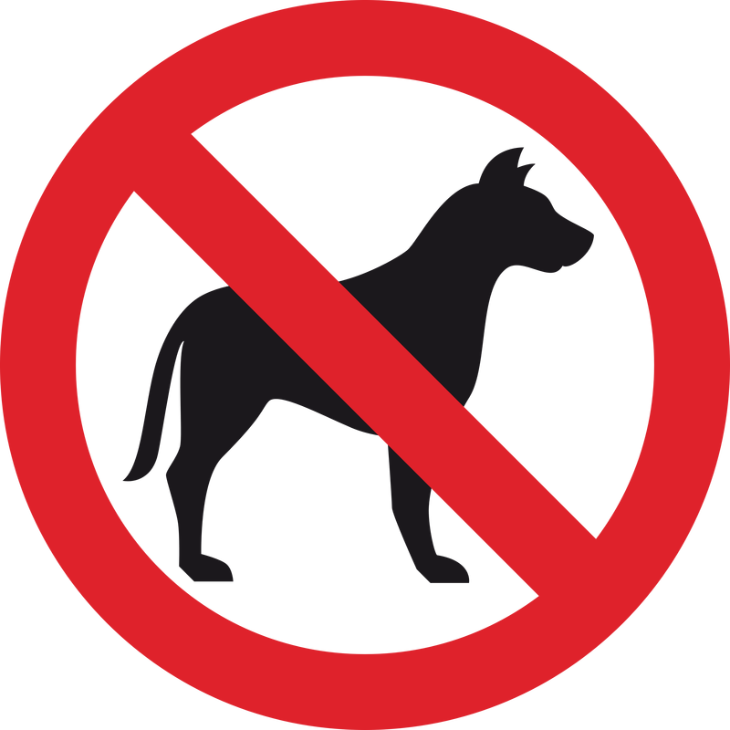 No Dogs Vector file image Free stock photo Public Domain photo