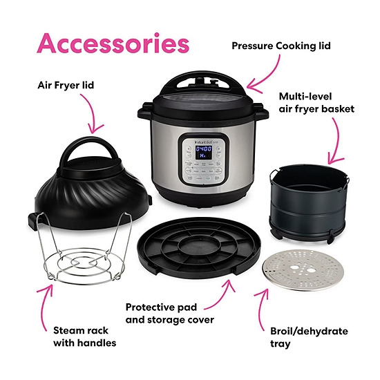 Instant Pot 8 Qt Duo Crisp + Air Fryer, 140002101 Good Home Kitchen