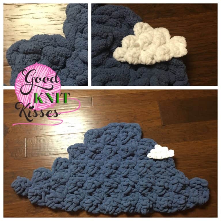 Crochet Cloud Make a Cloud Photo prop &accent GoodKnit Kisses