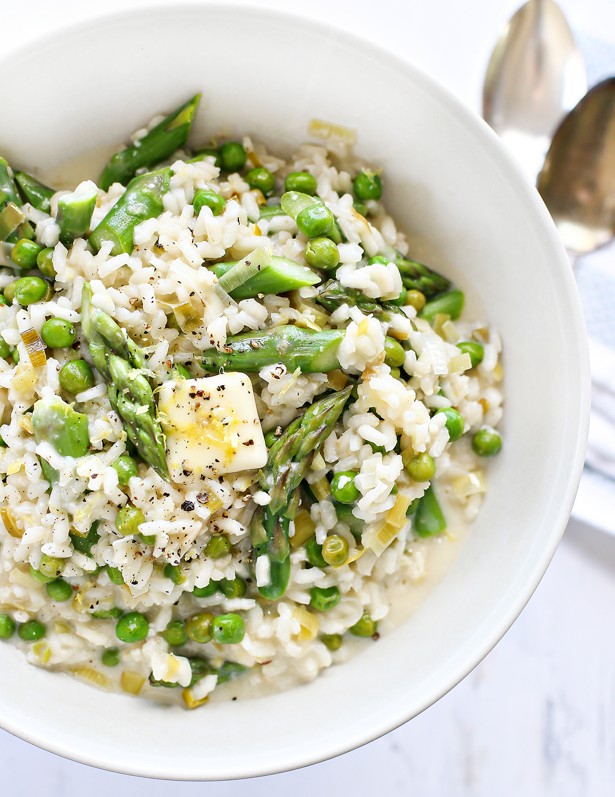 How to Make Asparagus Risotto (Delicious Risotto with Spring Vegetables