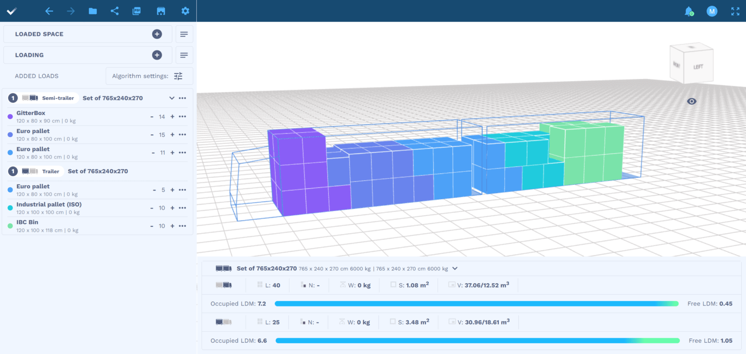Savings in transport. How can a load planning app help?
