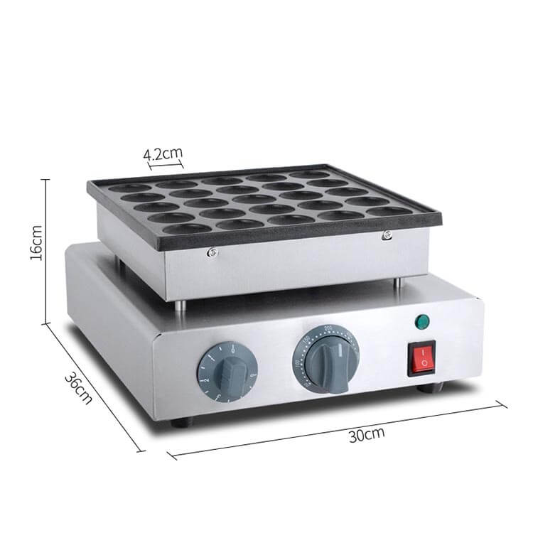Dutch Mini Pancake Maker Teflon Coating Poffertjes Machine for Sale