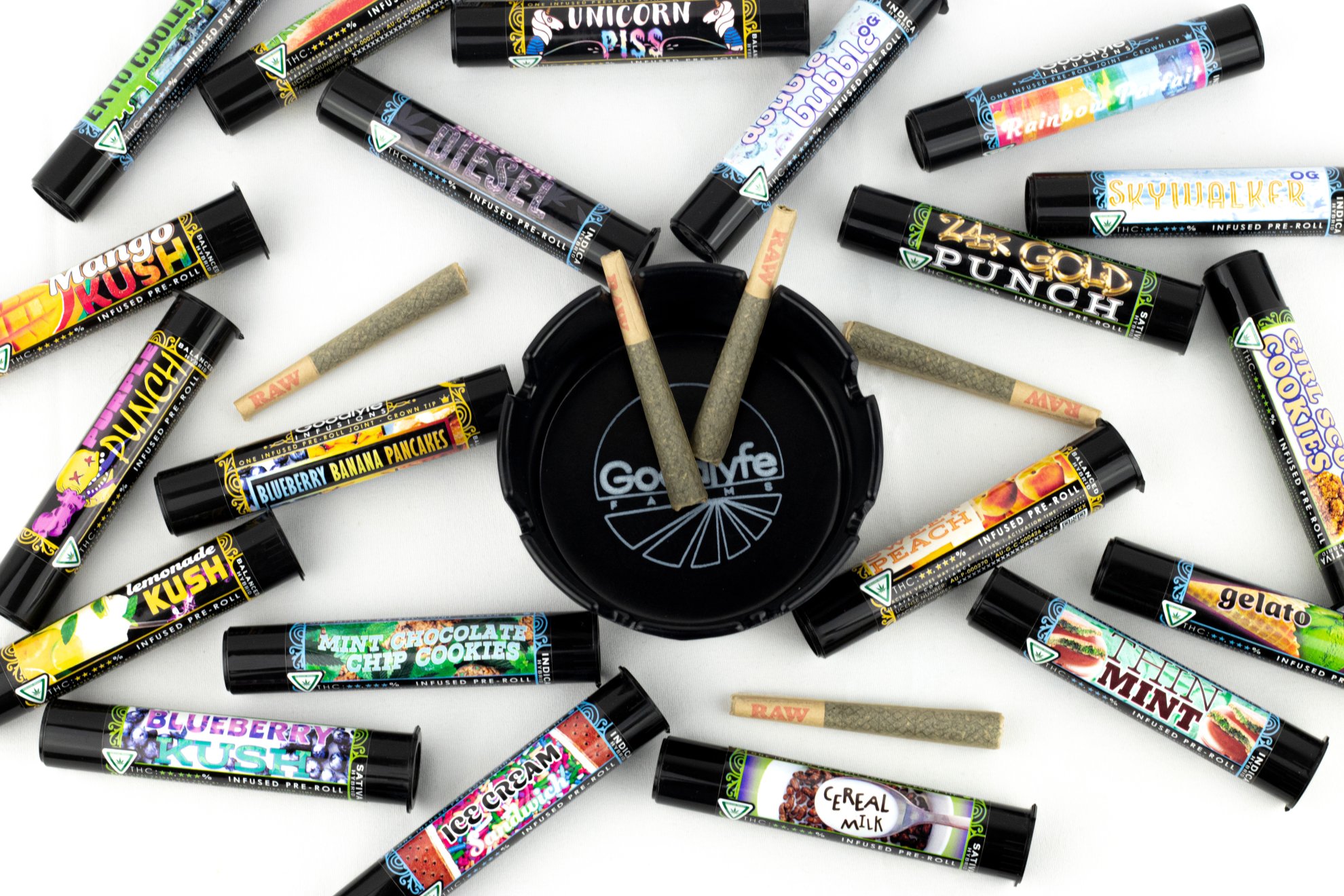 Goodlyfe infused preroll catalog