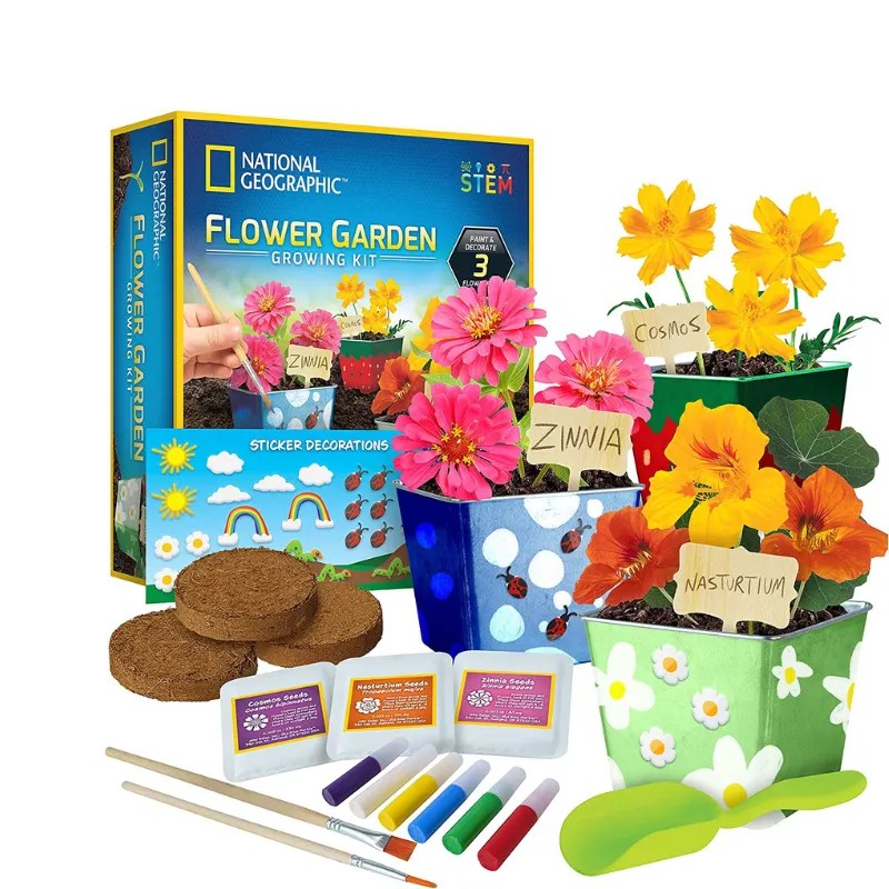 National Geographic Flower Growing Garden Kit The Good Play Guide