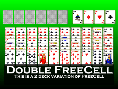 Play Double Freecell Solitaire