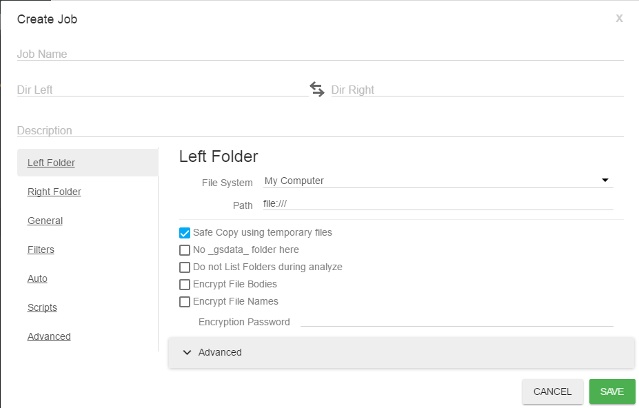 GoodSync Control Center Manual