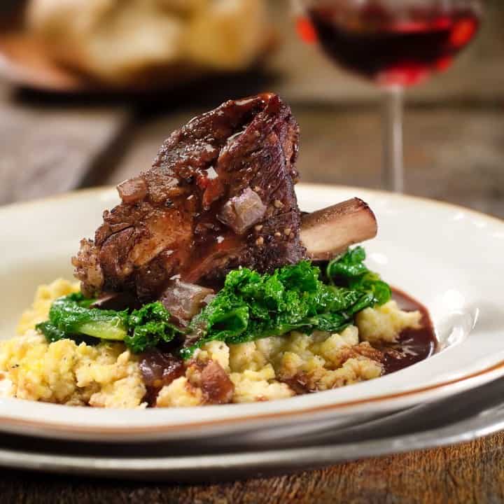 ItalianStyle Braised Short Ribs with Rosemary Polenta Goodtaste with