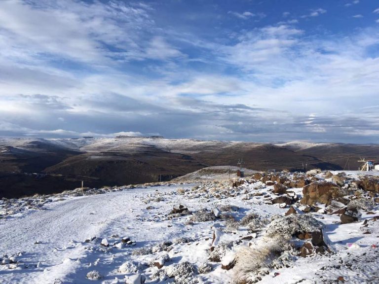 South Africans share photos and videos of this weekend's cold snap