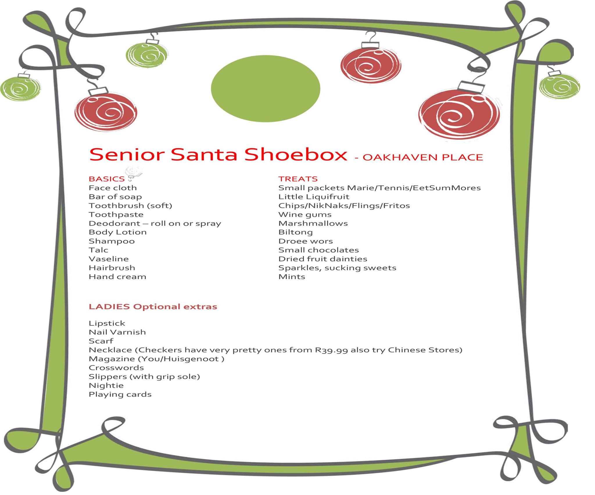 The Senior Santa Shoebox Spreads Joy Amongst SA's Elderly