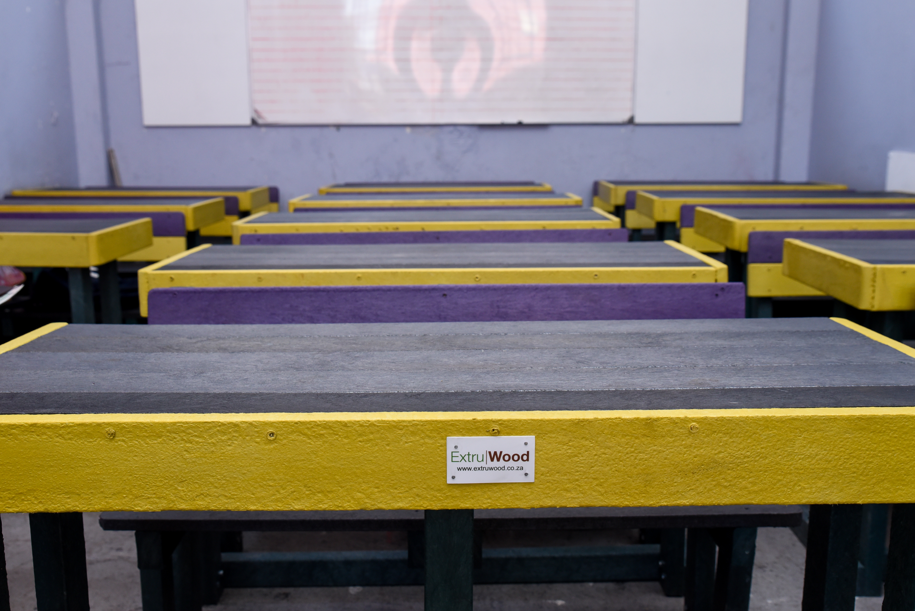 The first look at desks made from recycled plastic after the big Joburg