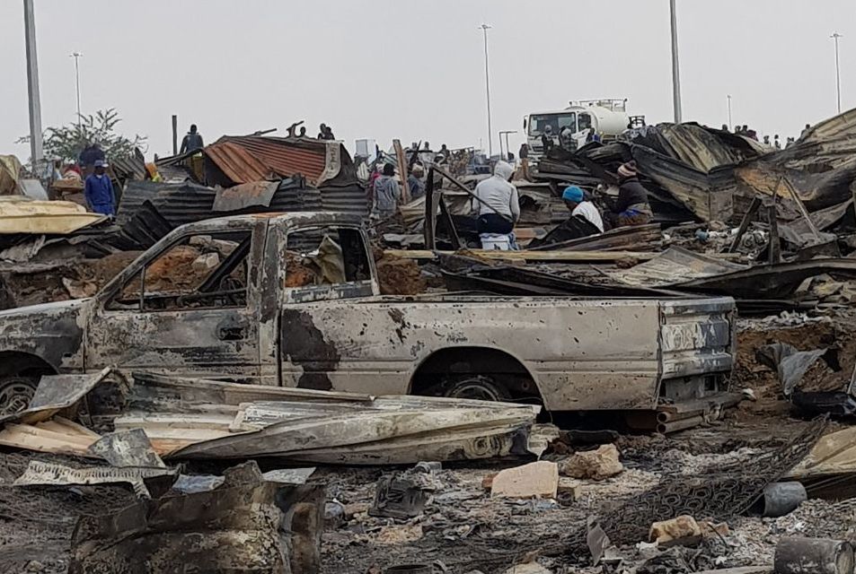 Photos Community collect thousands of donations to assist fire victims