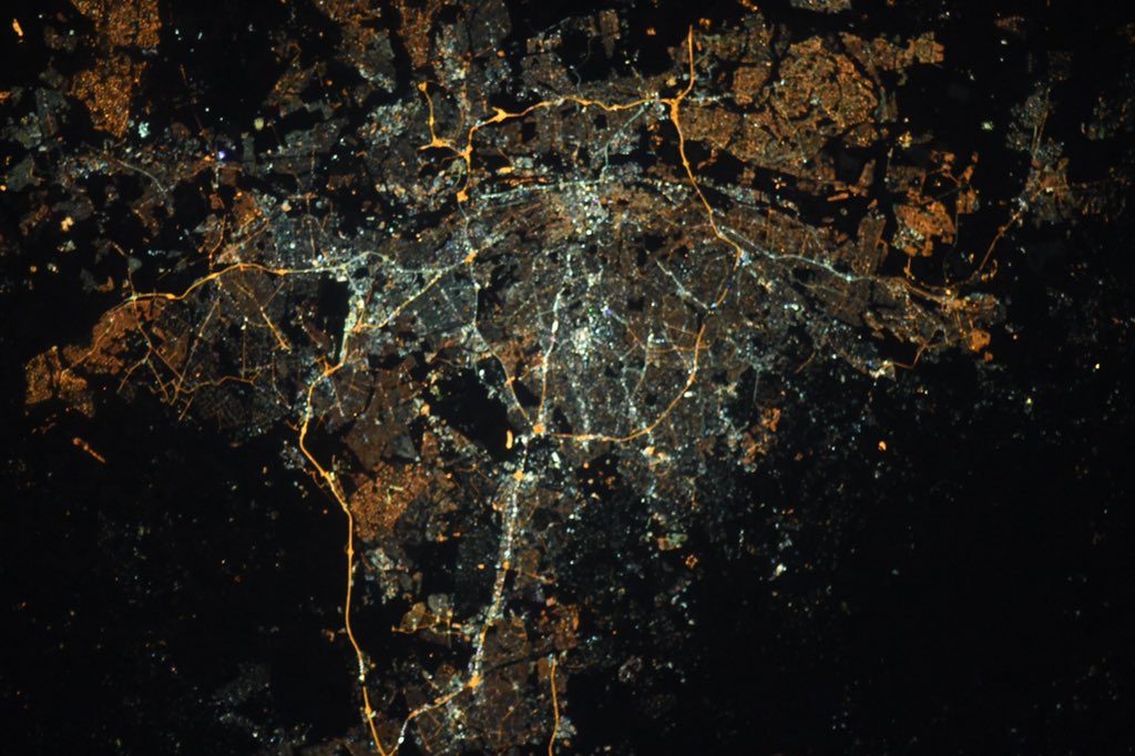 The Johannesburg ring road was seen from space and its stunning!