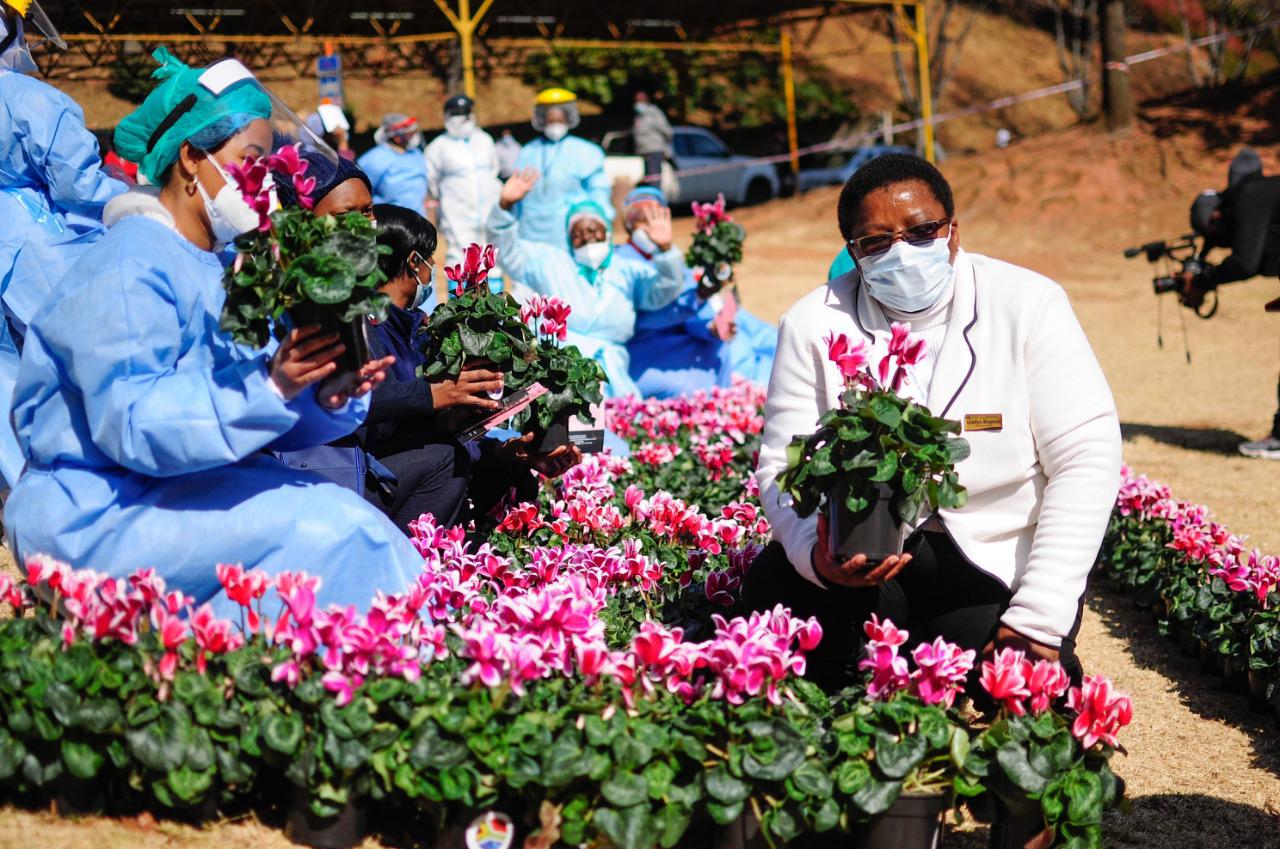 Blooming surprise for Charlotte Maxeke healthcare heroes
