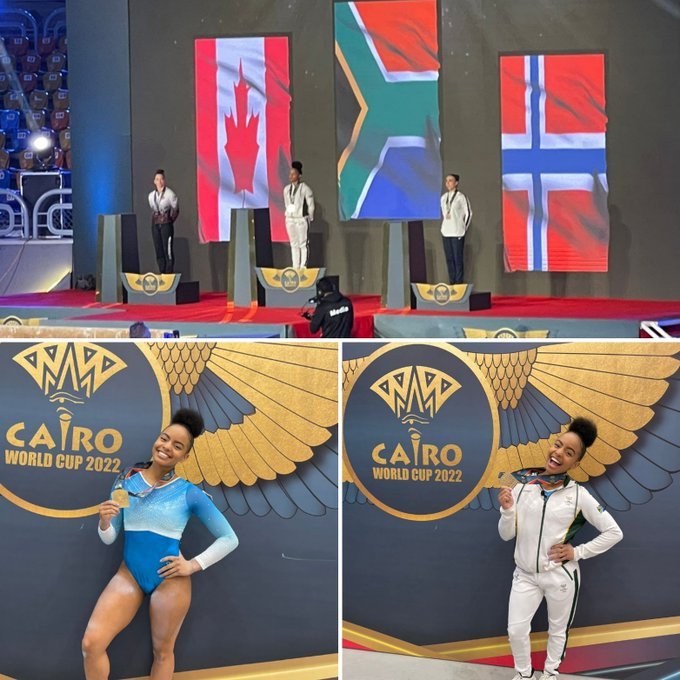 Caitlin Rooskrantz Earns Gold in Cairo Gymnastics World Cup LaptrinhX