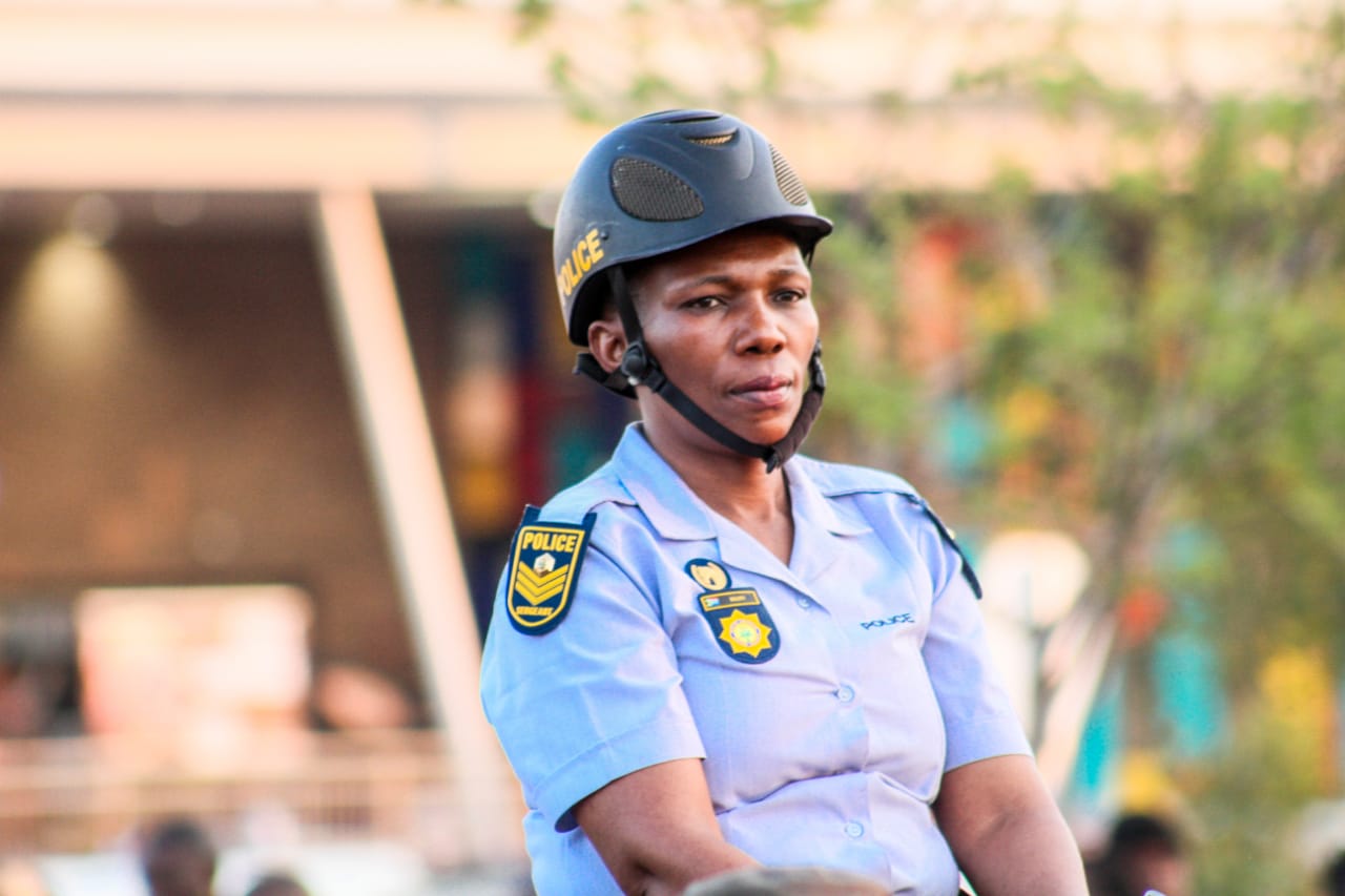 Limpopo Police Officer Breaks Barriers as First Female SAPS Mounted Unit Member