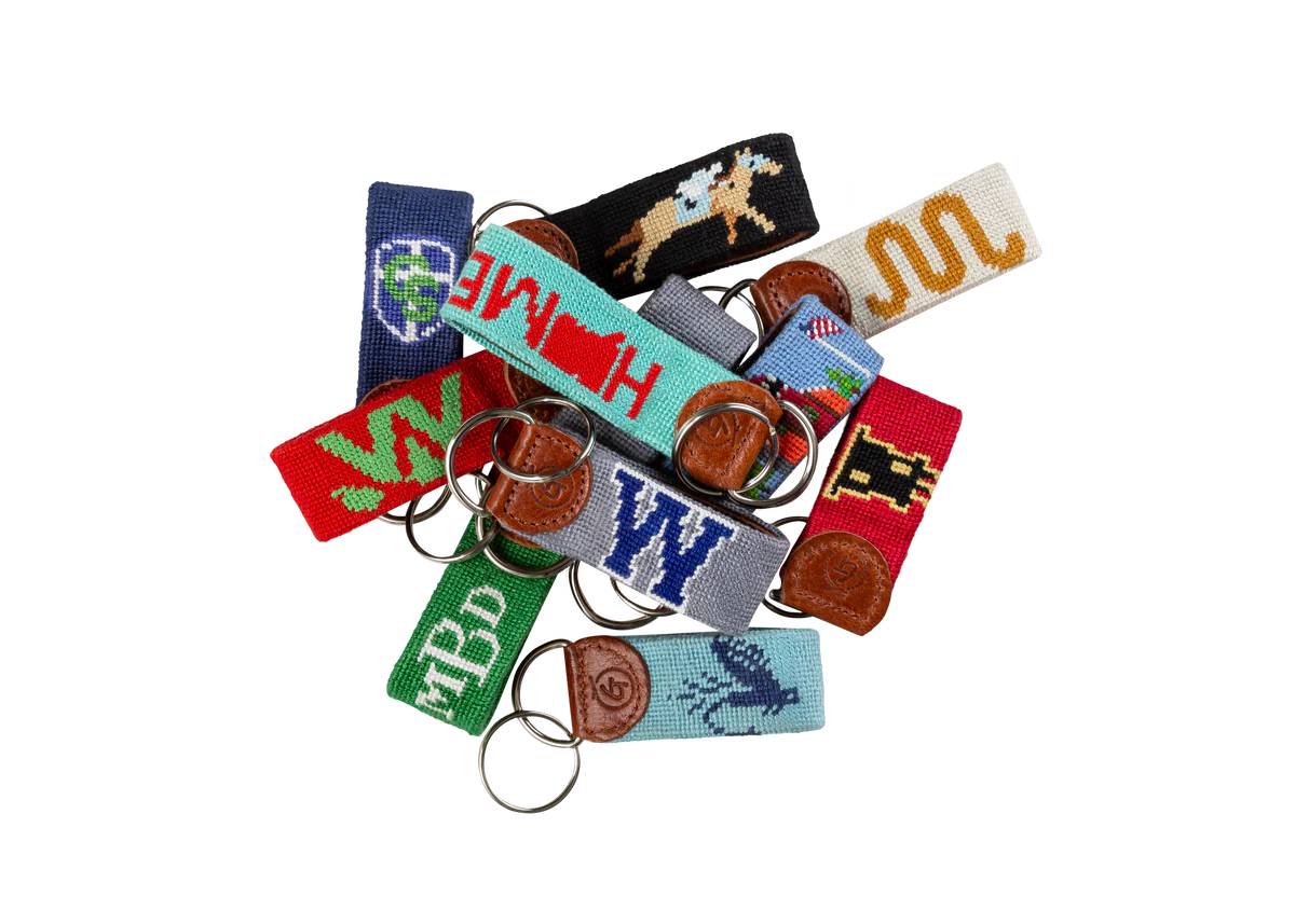 Custom Needlepoint Keychain Good Threads