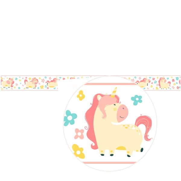 Unicorn Wall border sticker