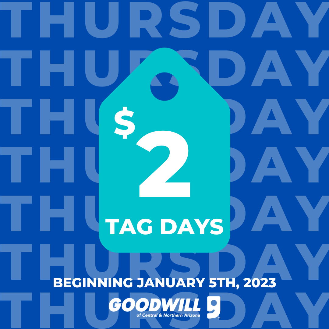 Goodwill Two Dollar Tag Day Begins