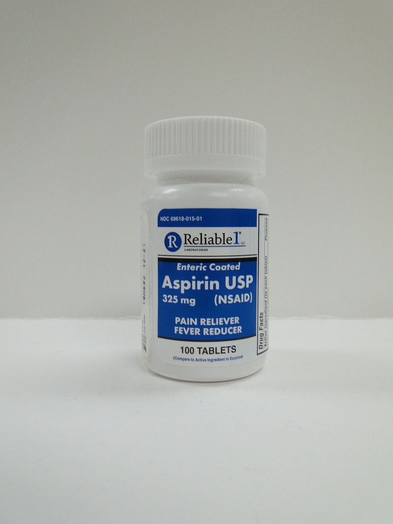 Aspirin USP 325 mg 100 CT (Reliable1) Goodwill Pharmacy