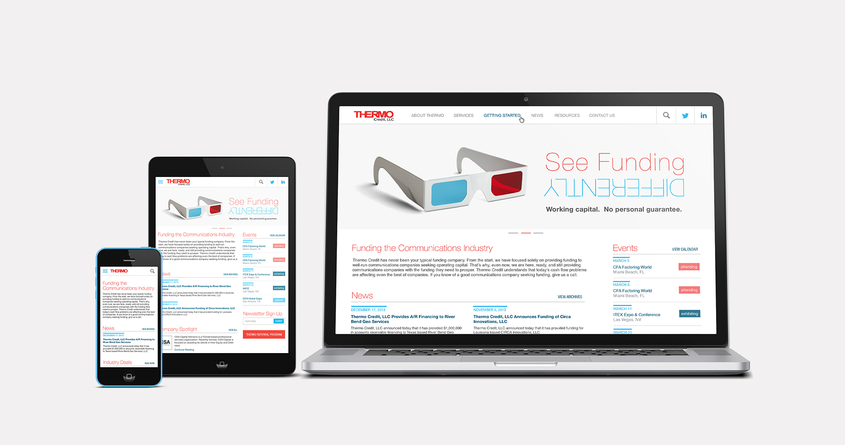 New Orleans site Design site Development Thermo Credit