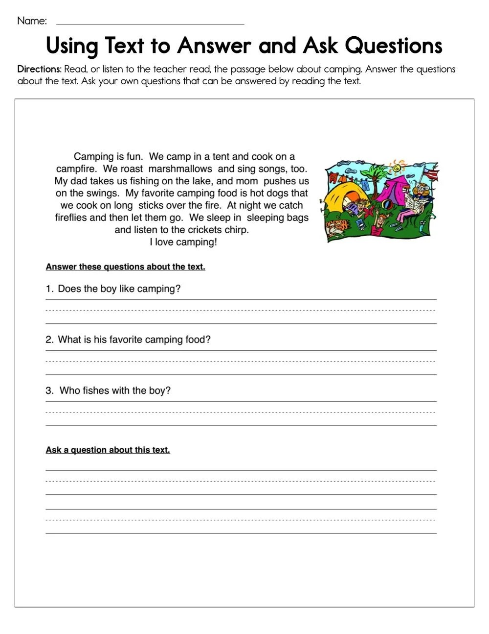 Printable 6th Grade Reading Comprehension GoodWorksheets