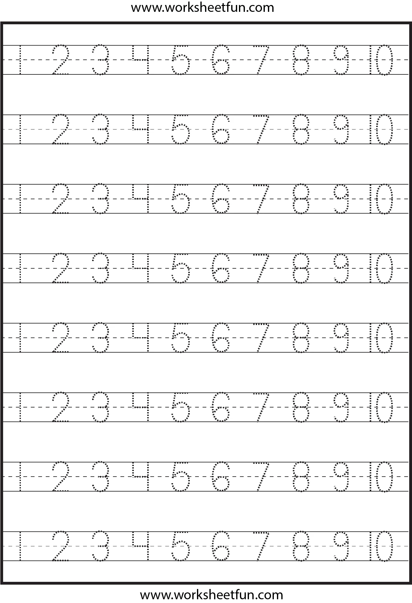 Printable Dotted Line Name Tracing Worksheets - GoodWorksheets