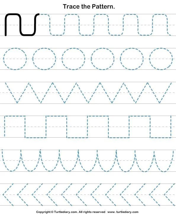 Printable Nursery Strokes Worksheets GoodWorksheets
