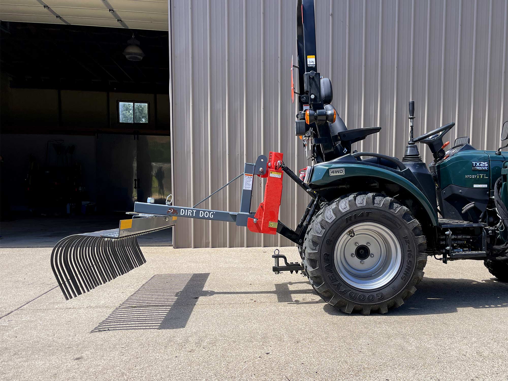 Dirt Dog Landscape Rake Good Works Tractors