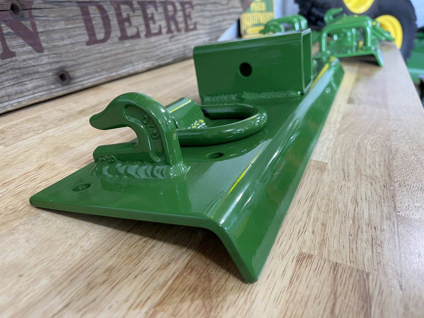 BoltOn Hooks for John Deere Bucket by JU FabWorks Good Works Tractors