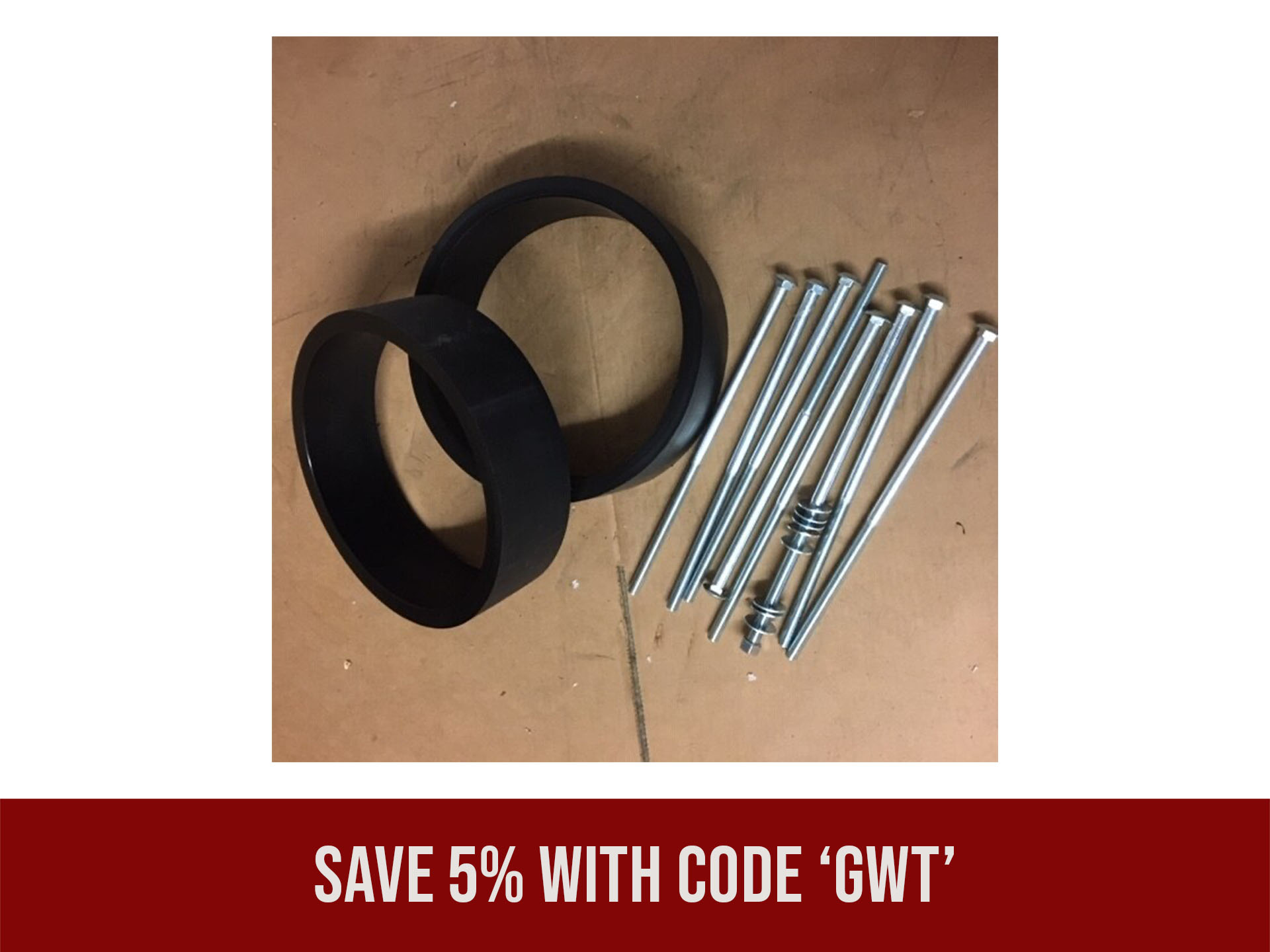 Miller Tire Dual Wheel Spacer Adapter Kit For John Deere 1025R