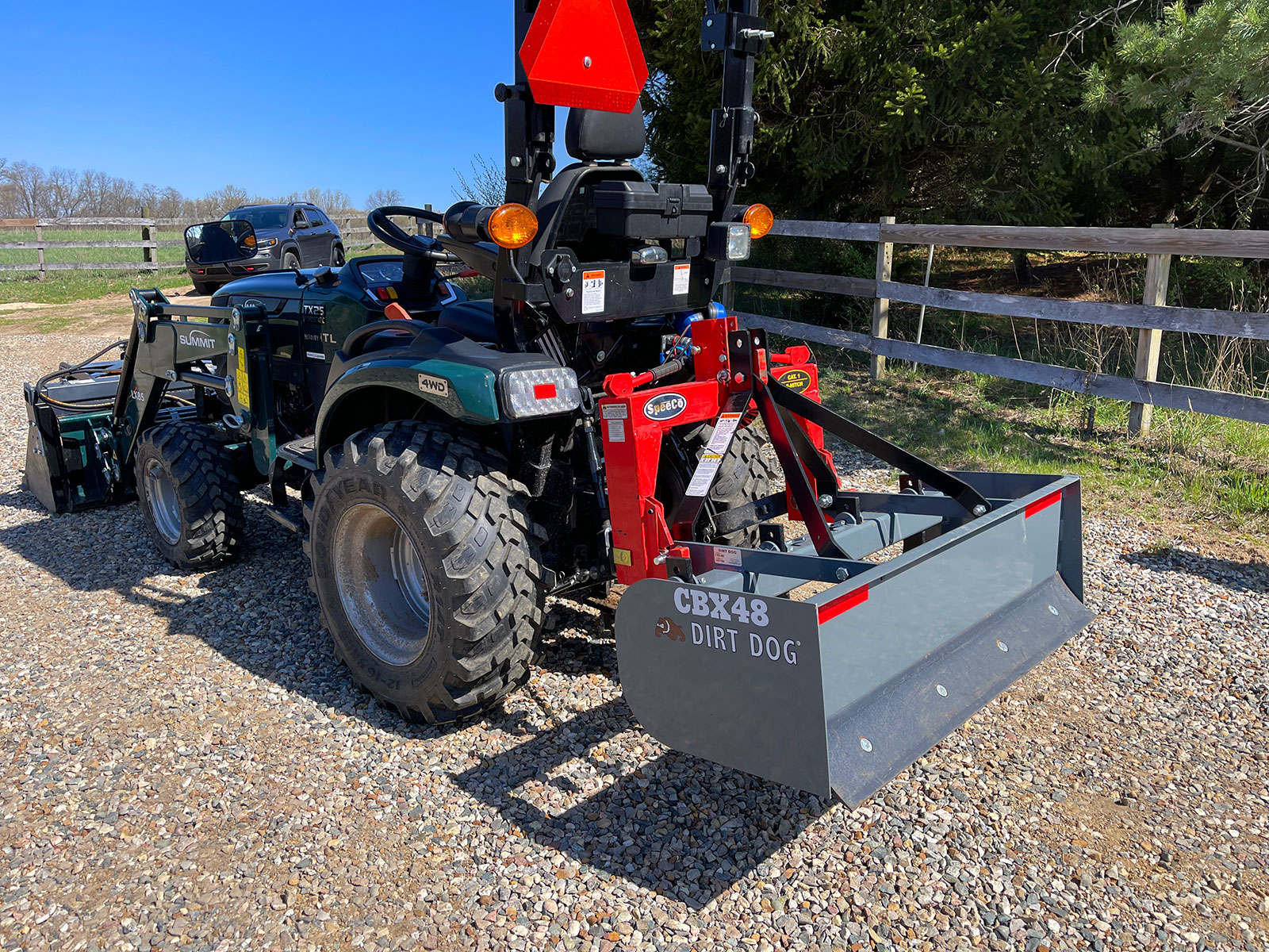 Box Blade for Tractor 3Point by Dirt Dog Good Works Tractors