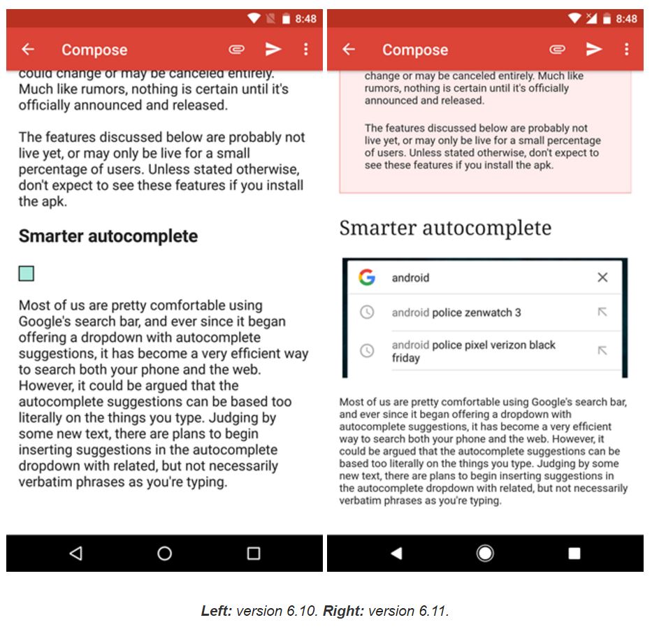 Copy and Paste GMailApp unterstützt jetzt Kopieren und Einfügen von