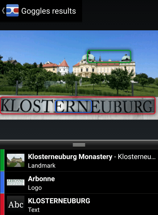 Goggles Googles Leider Vergessene App Zur Intelligenten Bilderkennung Gwb
