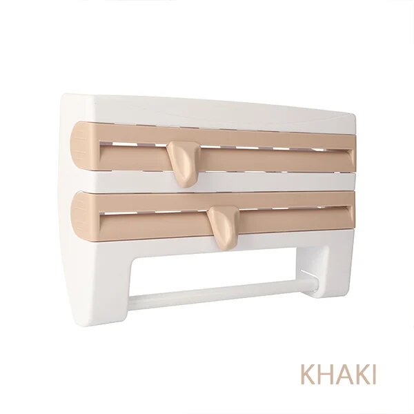 Plastic Wrap Storage Rack With Cutter Foil Storage Rack Not Sold In