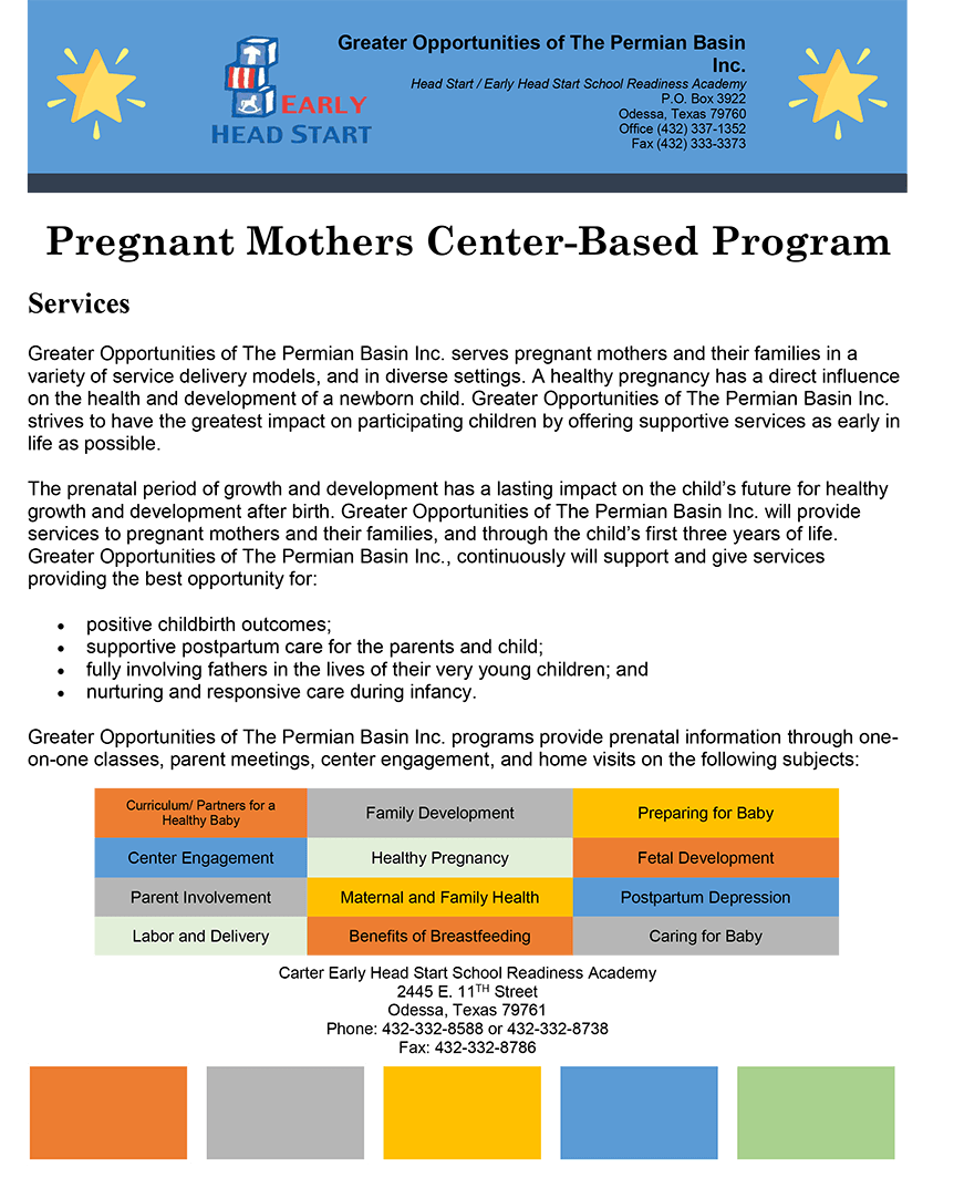 Head Start Program Odessa, TX