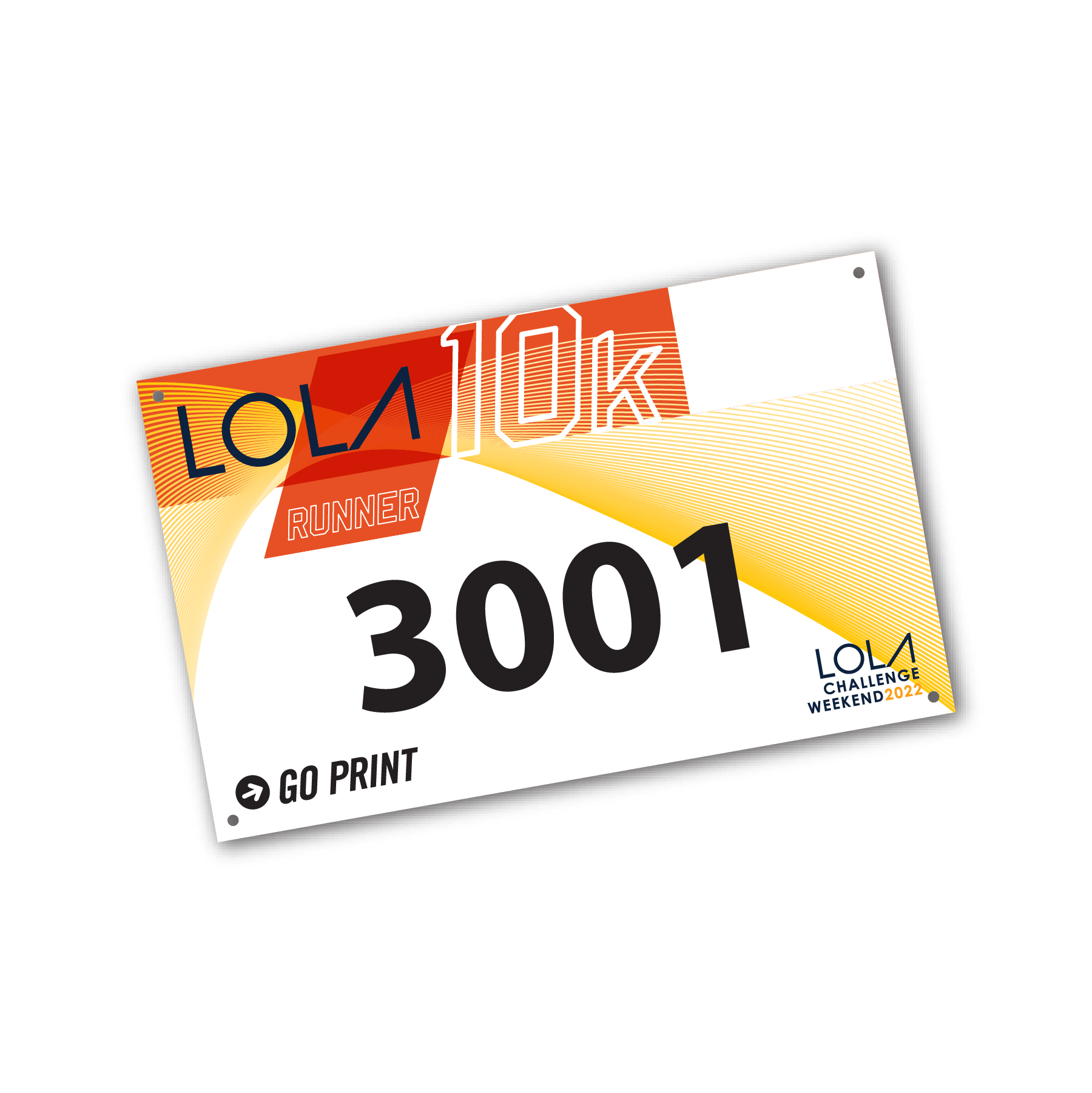 Race Bibs GoPrint PR