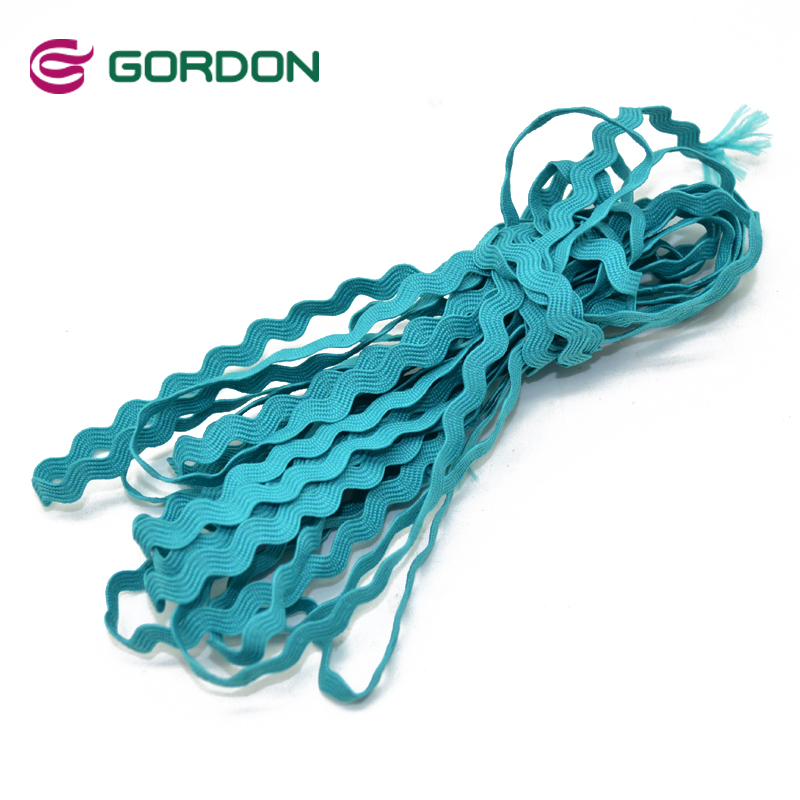 1/4 Inch 6mm Factory Wholesale Ric Rac Ribbon Trim Zic Zac Colored