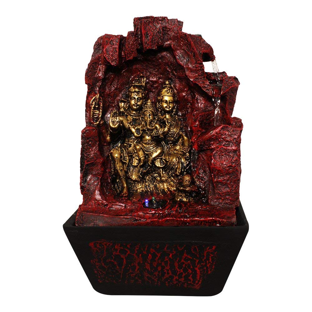Lord Shiva Family Indoor Water Fountain GoRevizon