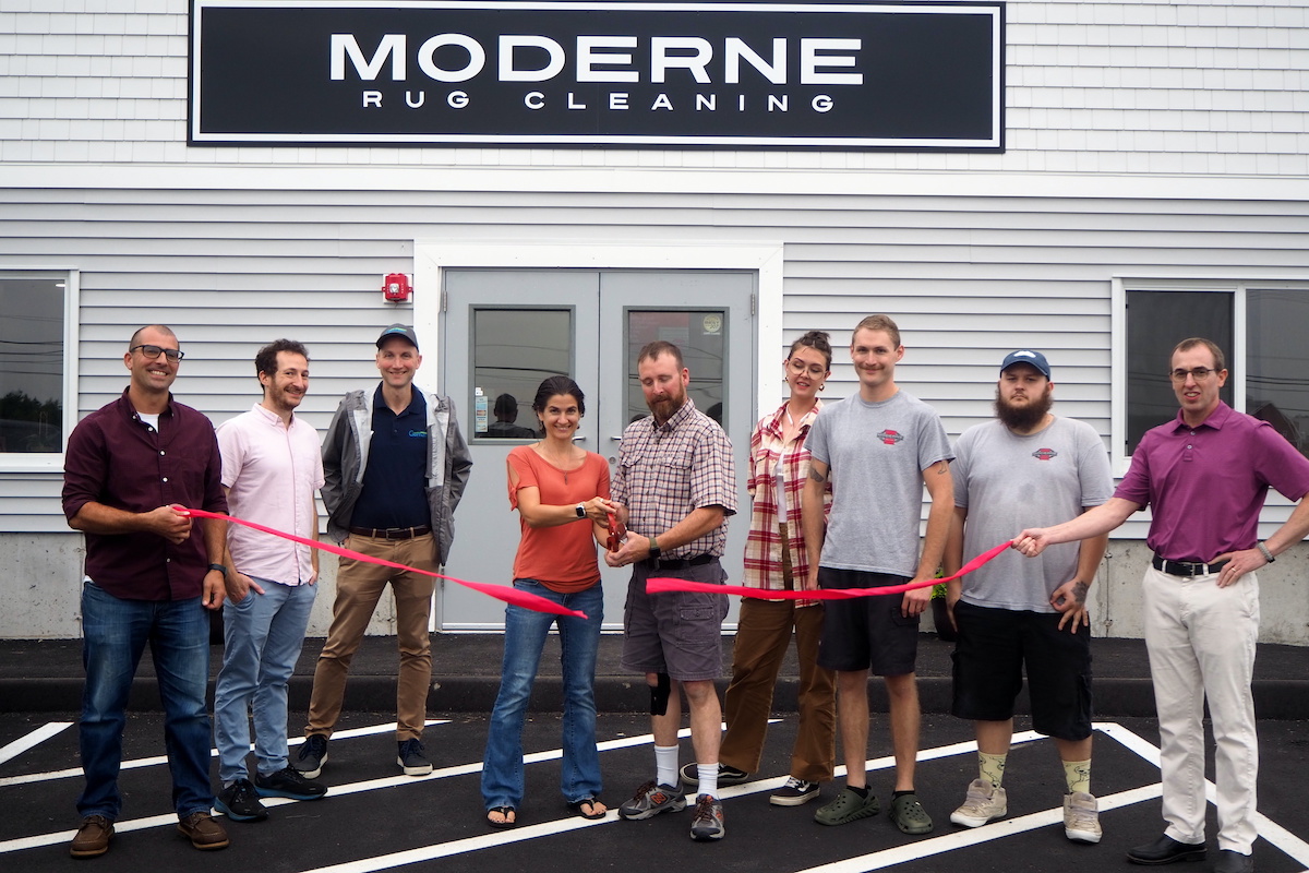 Modern Rug Ribbon Cutting The Gorham Times
