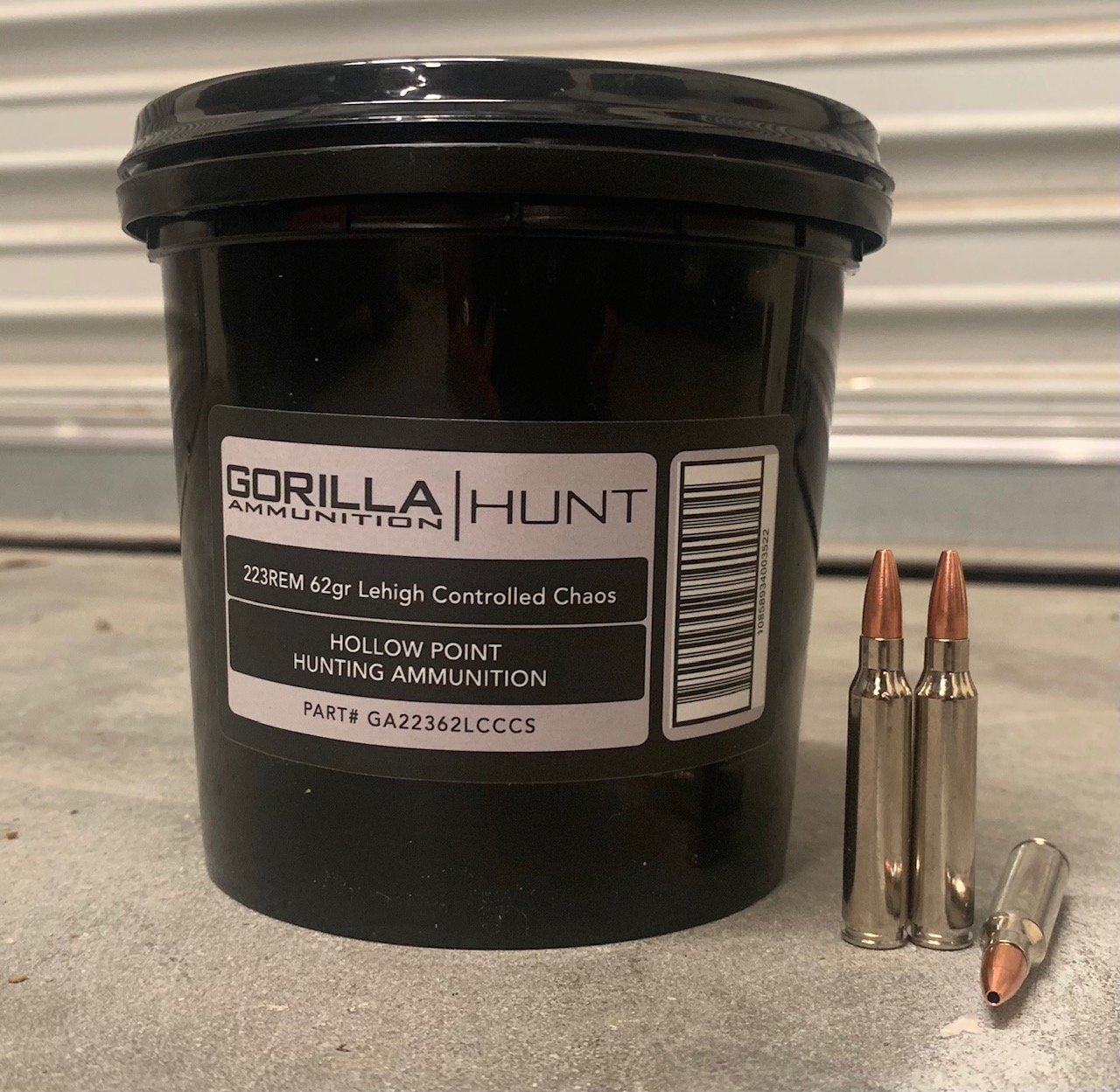 Gorilla Ammunition .223 REM 62gr Lehigh Controlled Chaos 150 Round