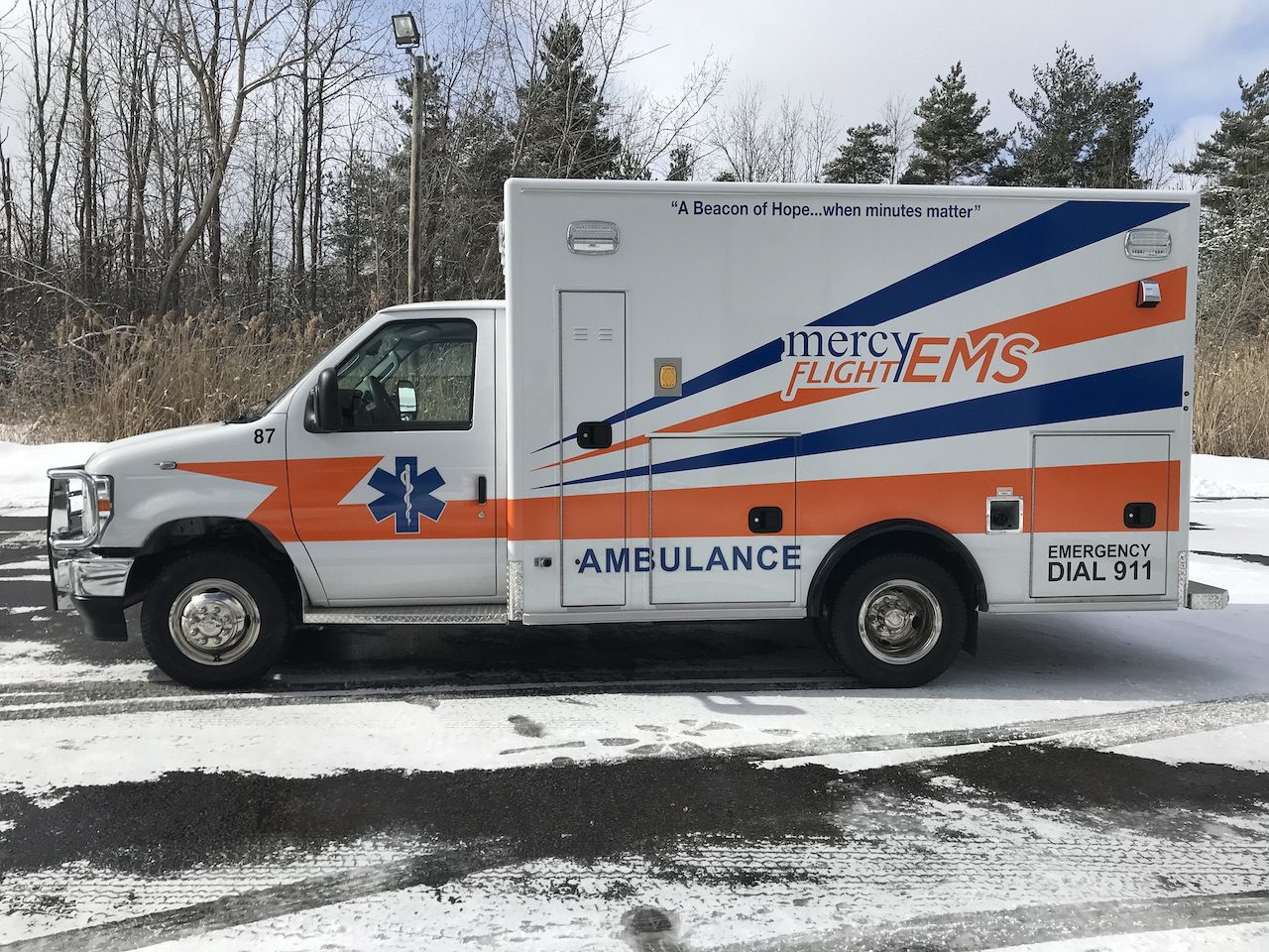 Medix BLW90 Ambulance to Mercy Flight EMS Gorman Enterprises