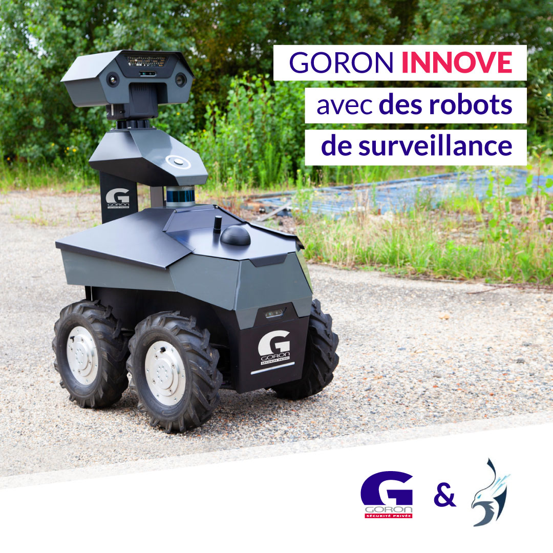 Goron propose des robots de surveillance à ses clients