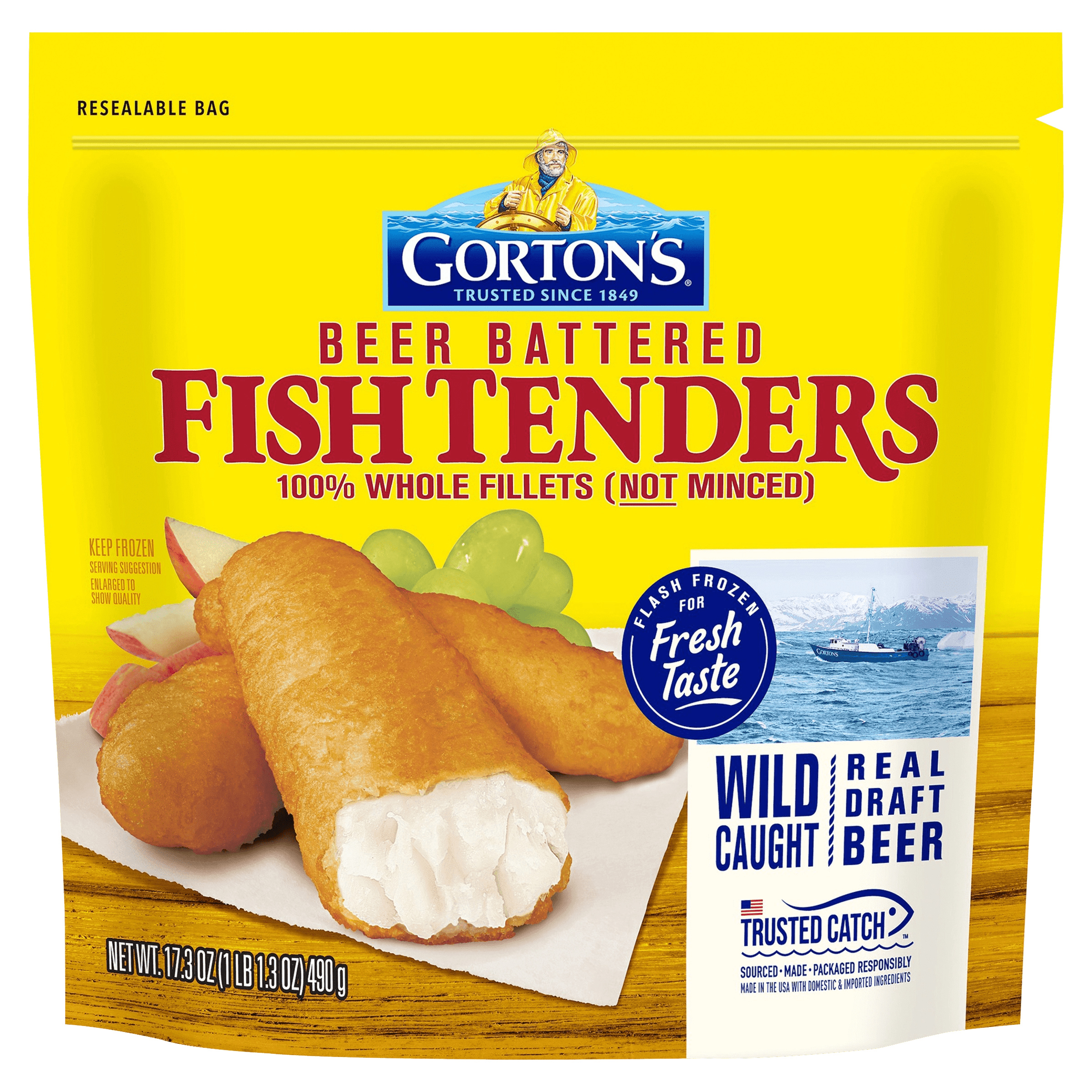 Crunchy Fish Tenders Surprise Recipe Gorton's Seafood