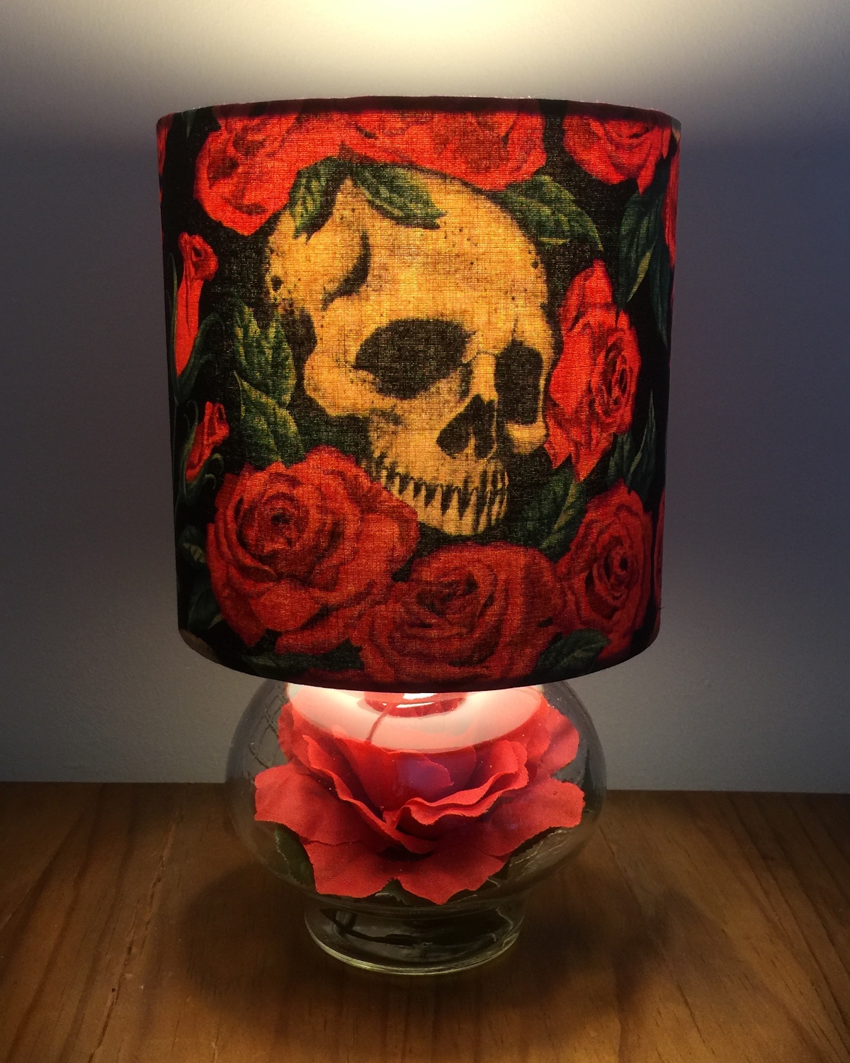 'Skulls & Roses' vintage lamp Gosh and Absolutely
