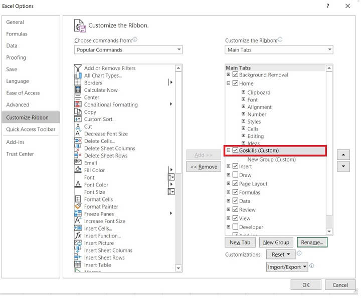 The Excel Ribbon GoSkills