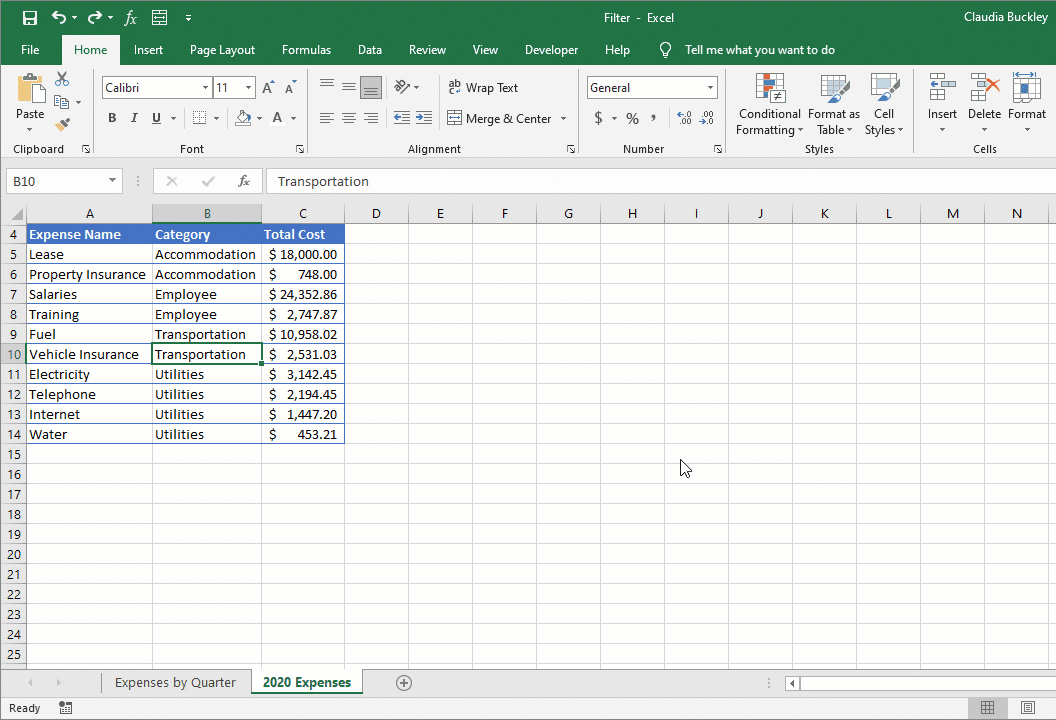 How to Filter in Excel GoSkills