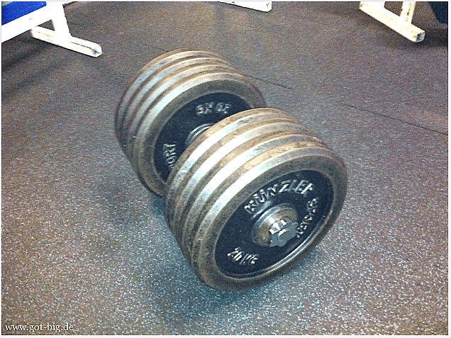 Die größte Kurzhantel der Welt