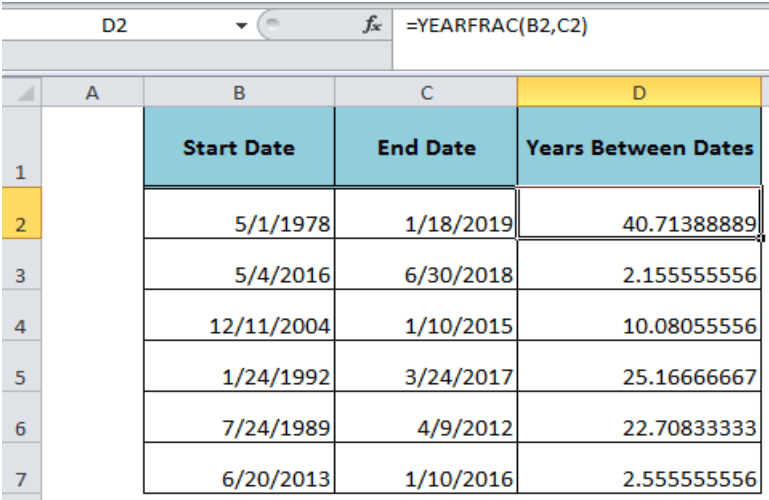 How To Calculate Calendar Days Between 2 Dates In Excel Bios Pics