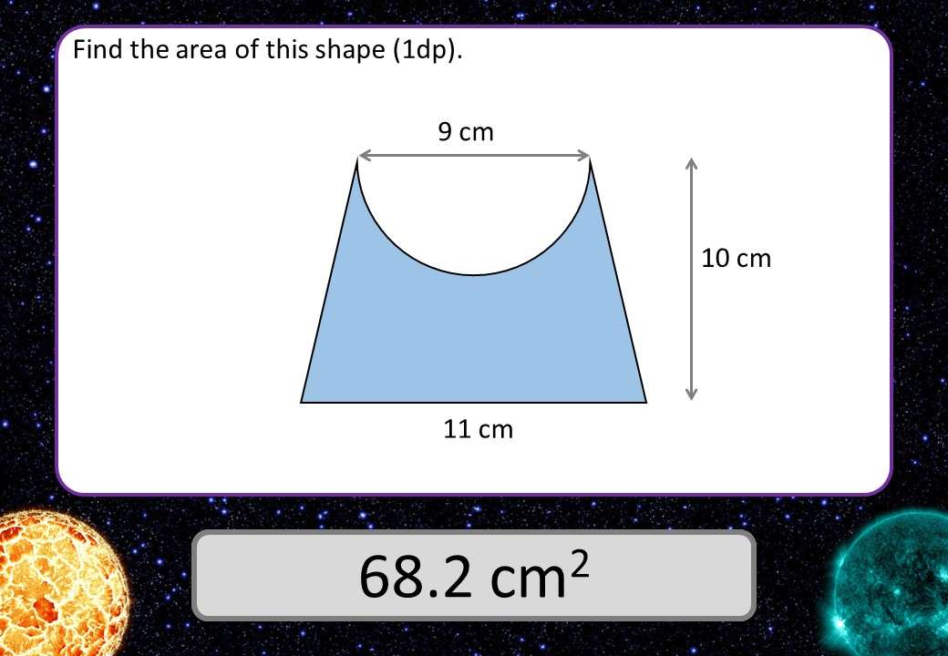 Area & Perimeter of Compound Shapes With Circles Go Teach Maths